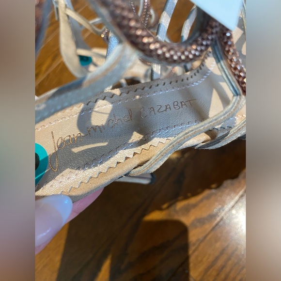 NWT Jean-Michel Cazabat rose gold designer 4” stilettos - Picture 4 of 4